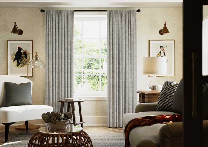Friar, Twine Grey - Made to Measure Curtains - Image 3